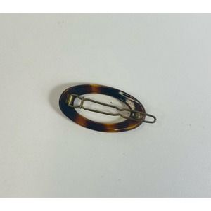 Vintage Tortoise Shell oval Hair Clip